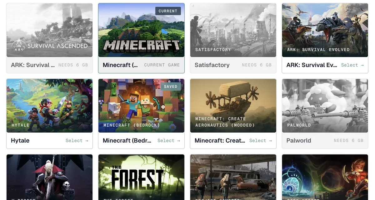 Run any game and switch any time with Flexible Hosting